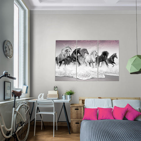 Wandbilder Wohnzimmer XXL Pferde Moderne Bilder Tiere